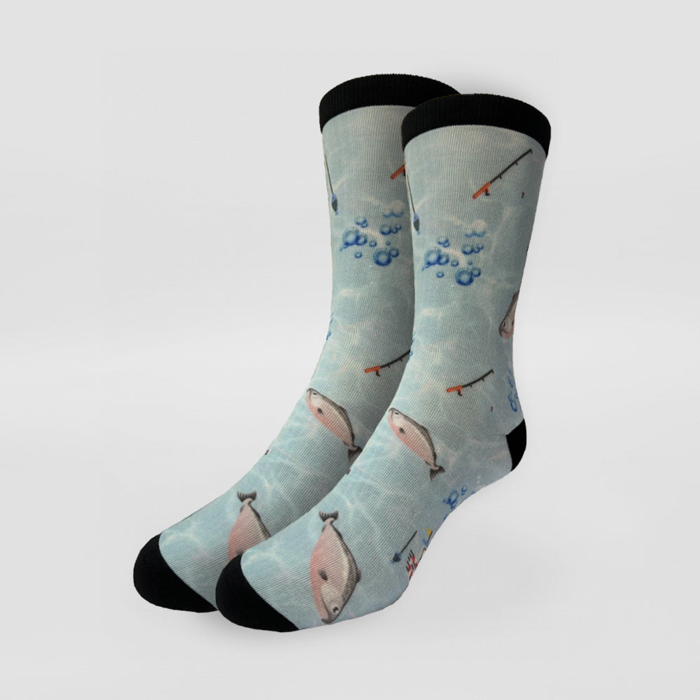 Printed Socks - Fishing