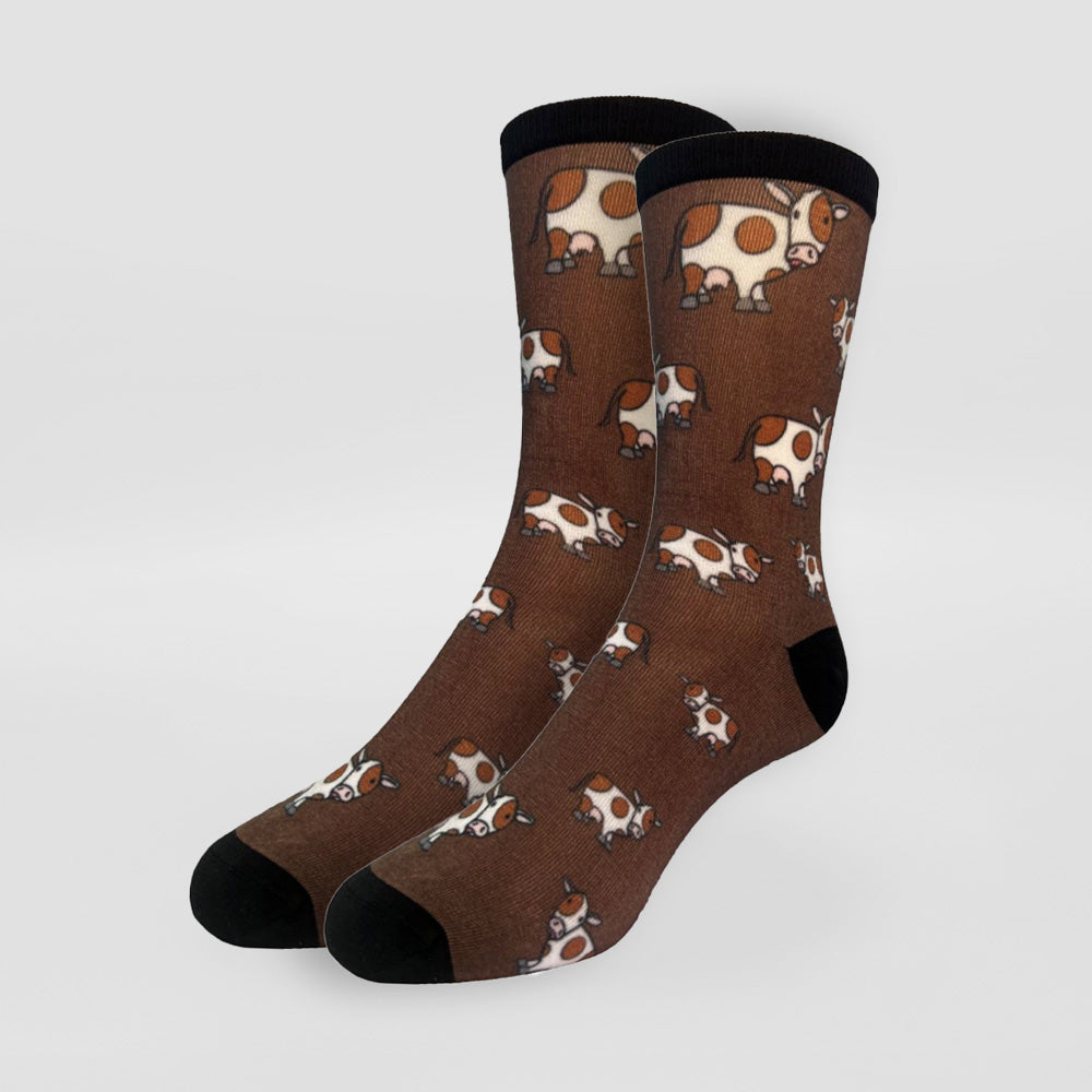 Printed Socks - Cows