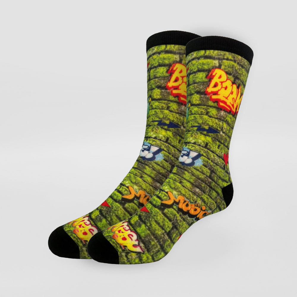 Printed Socks - Graffiti