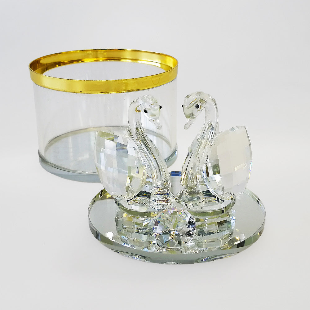 Swan Glass Canister - Small