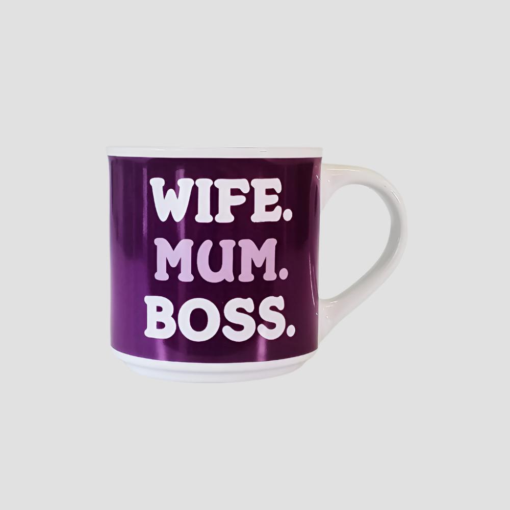 Boxed Mug - 'Wife Mum Boss...' Mug