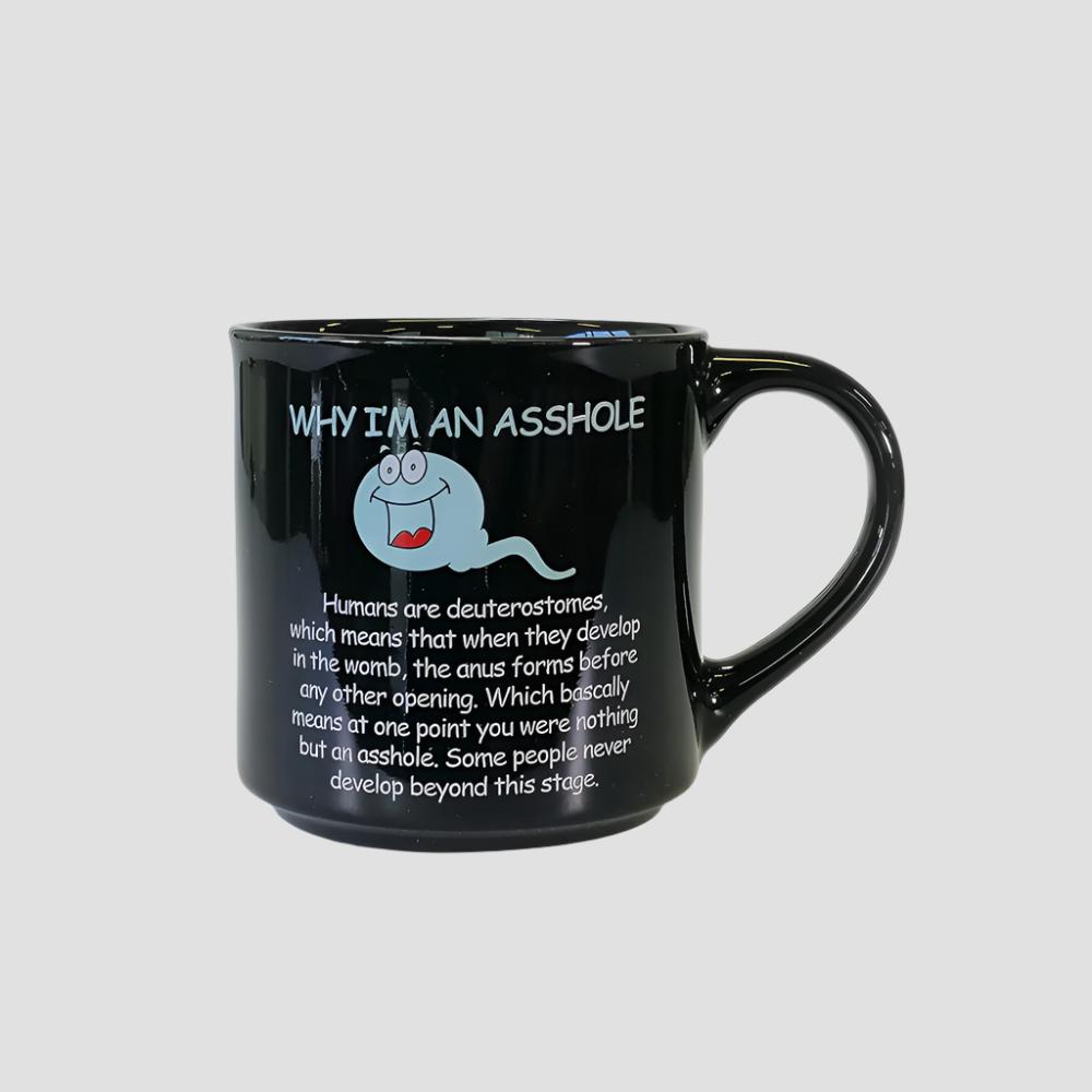 Boxed Mug - 'Why Im An Asshole..' Mug