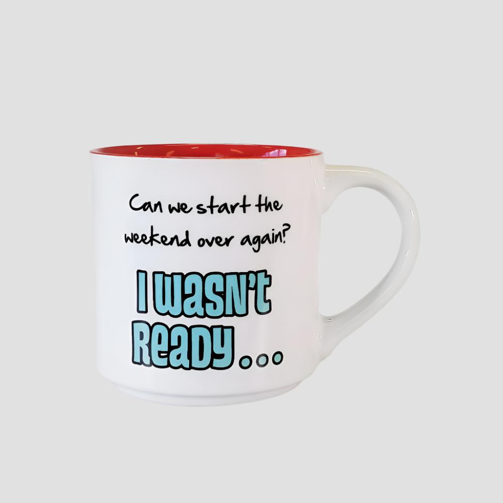 Boxed Mug - 'Start The Weekend Again...'