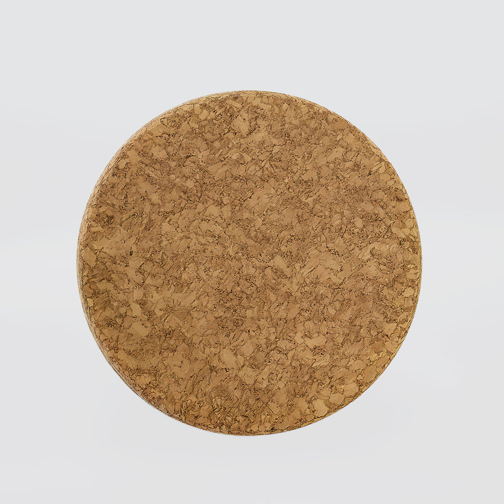 Round Colourful Floral Cork Coasters