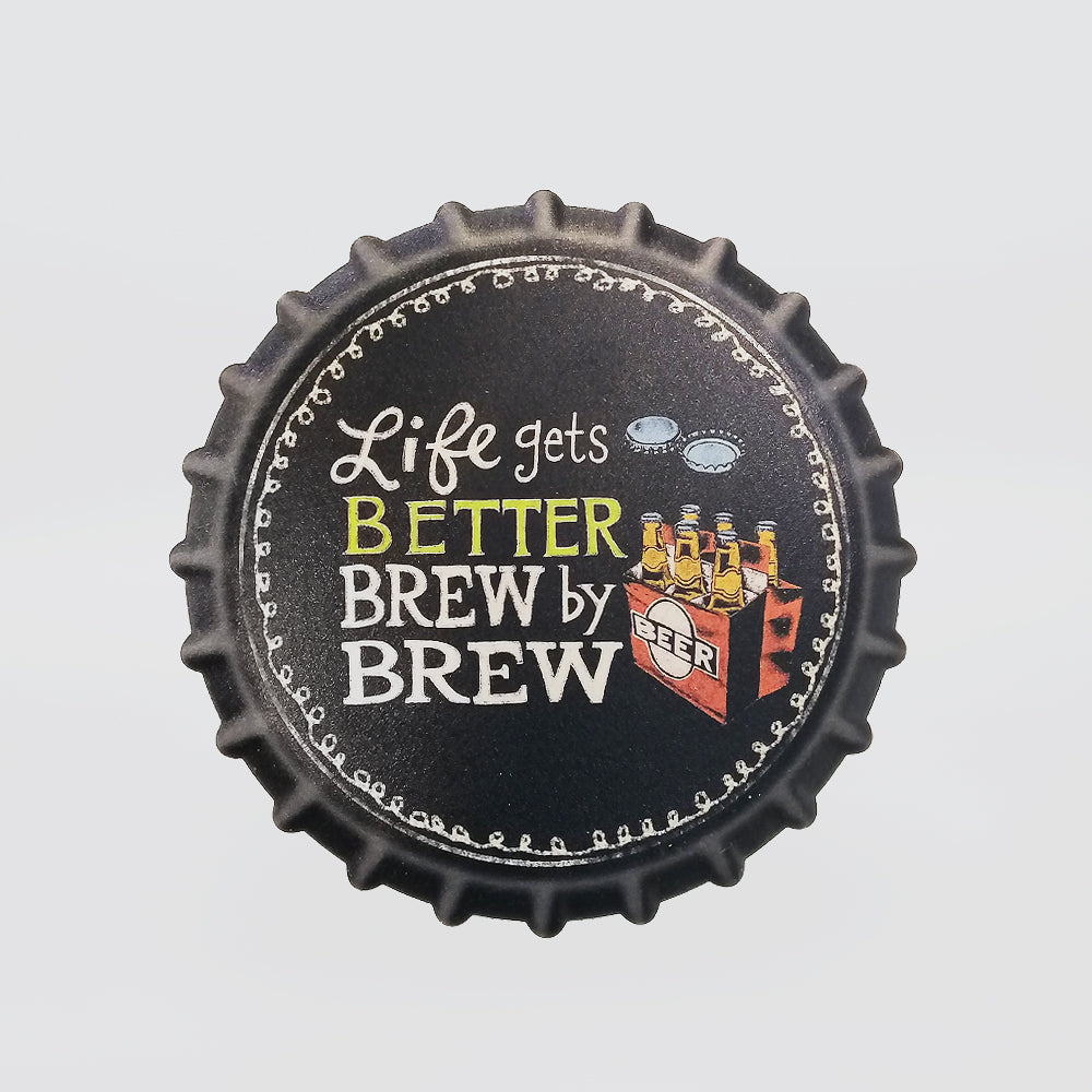 Mancave Coaster - 'Brew By Brew'