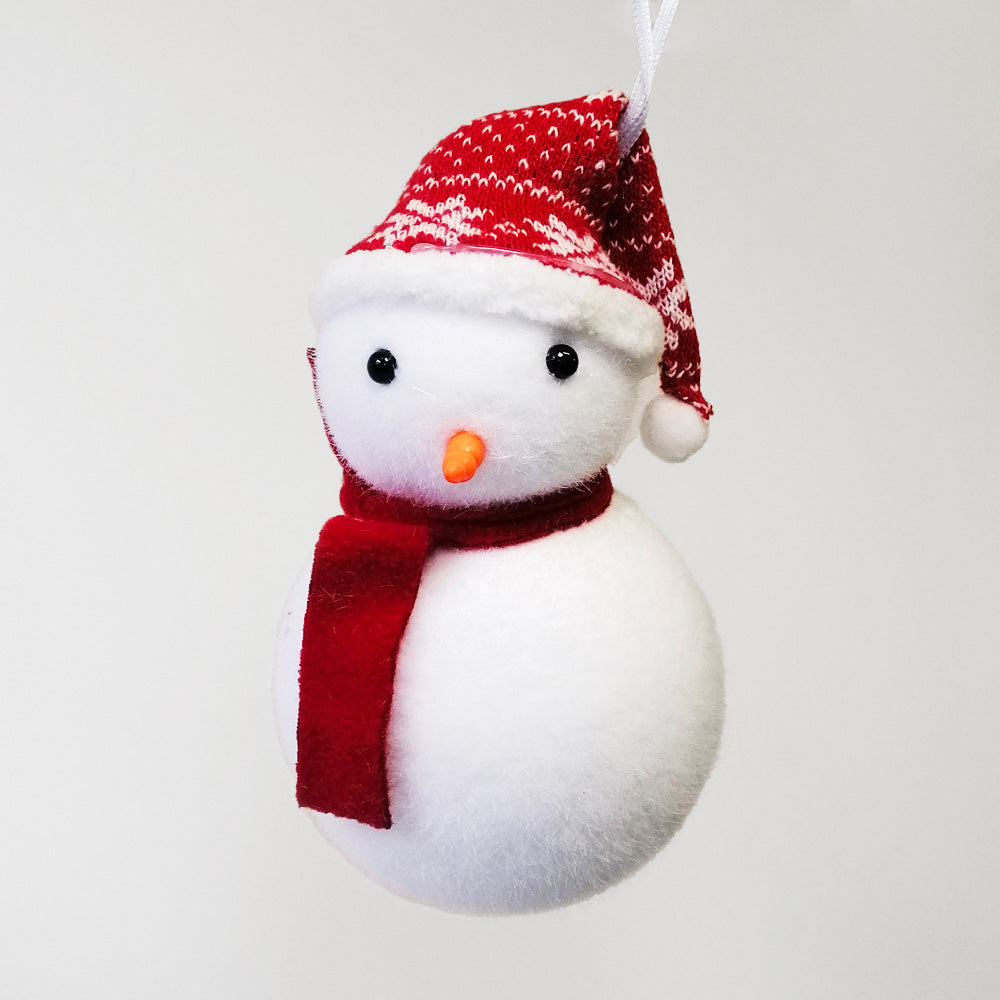 Xmas Snowman With Scarf