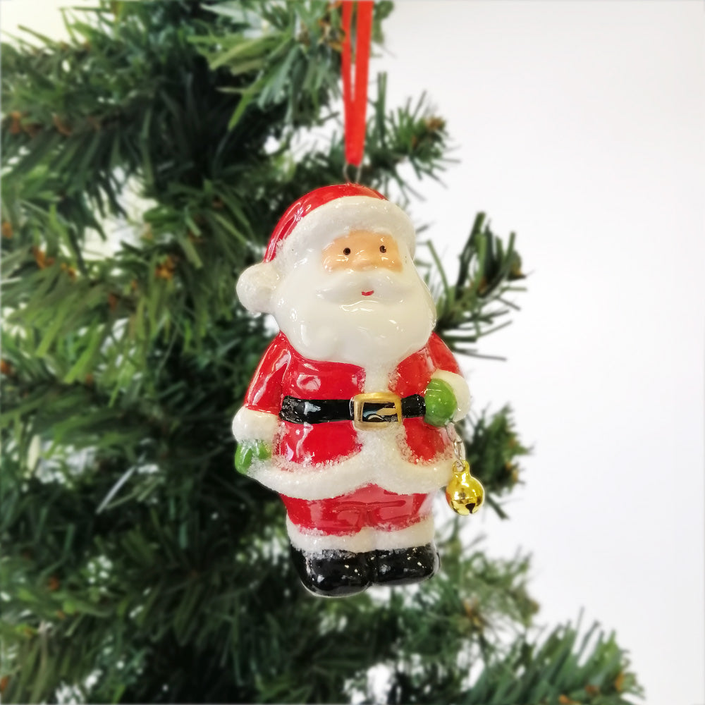 Ceramic Santa Bauble