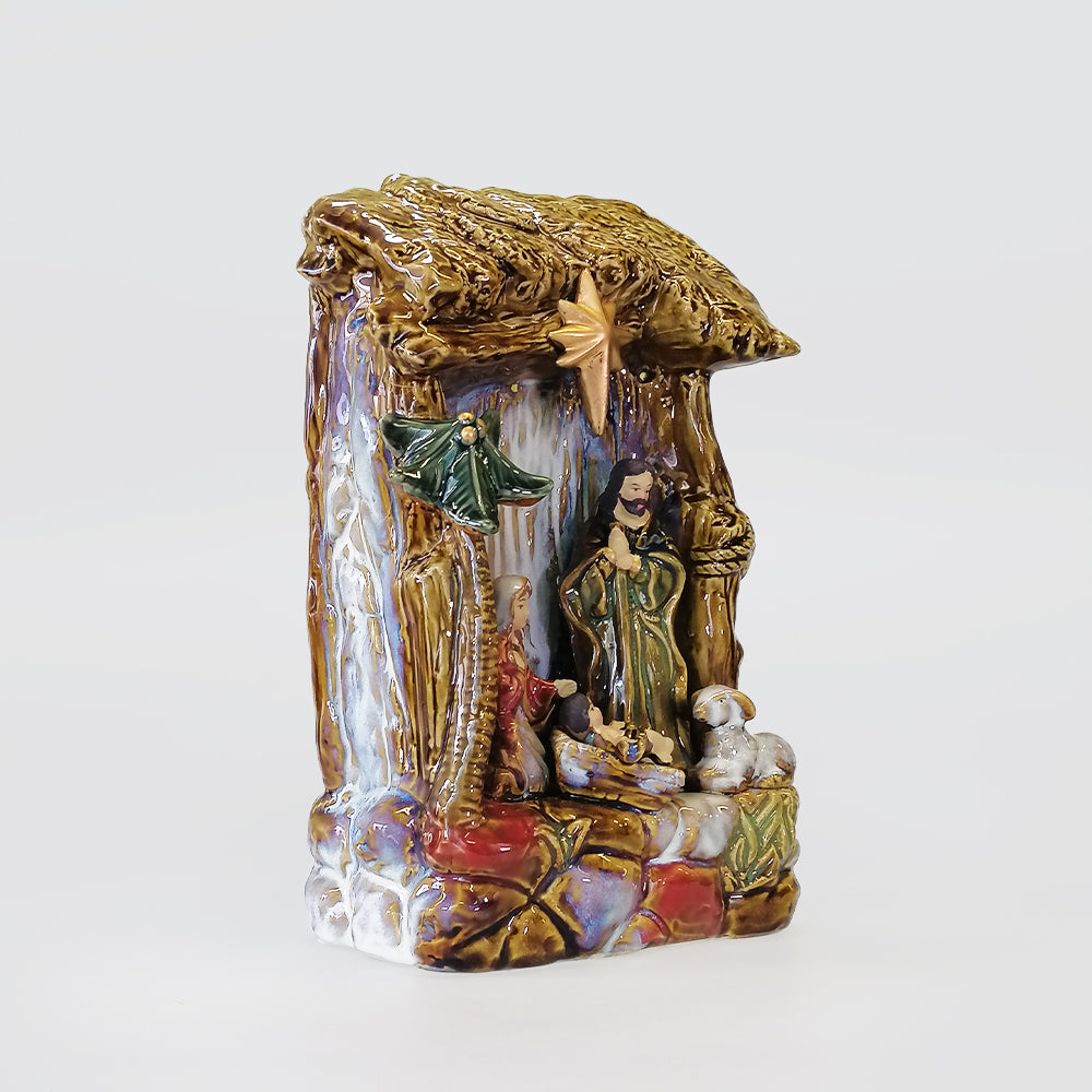 Ceramic Christmas 'Mary, Joseph & Jesus' Nativity
