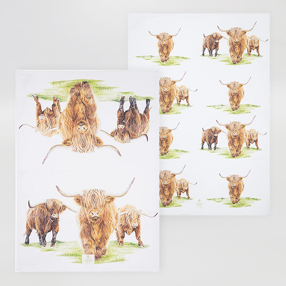 Highland Herd - Kitchen Towels 2pk