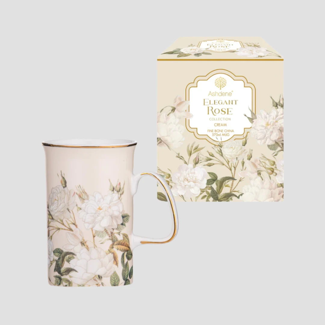 Ashdene - Elegant Rose 'Cream' Mug