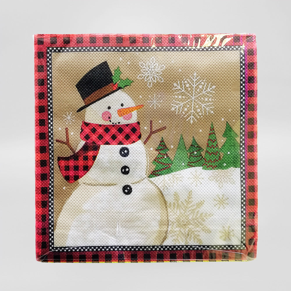 'Snowman' Xmas Napkins - 20