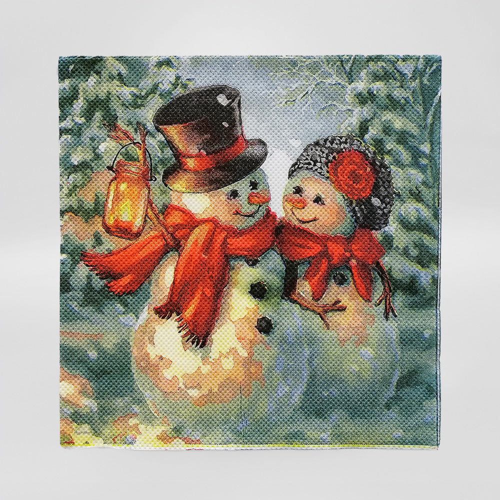 'Snowmen W/ Hats' Xmas Napkins - 20