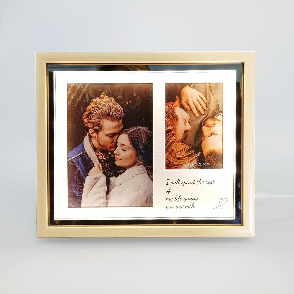 LED Wooden Wedding Frames