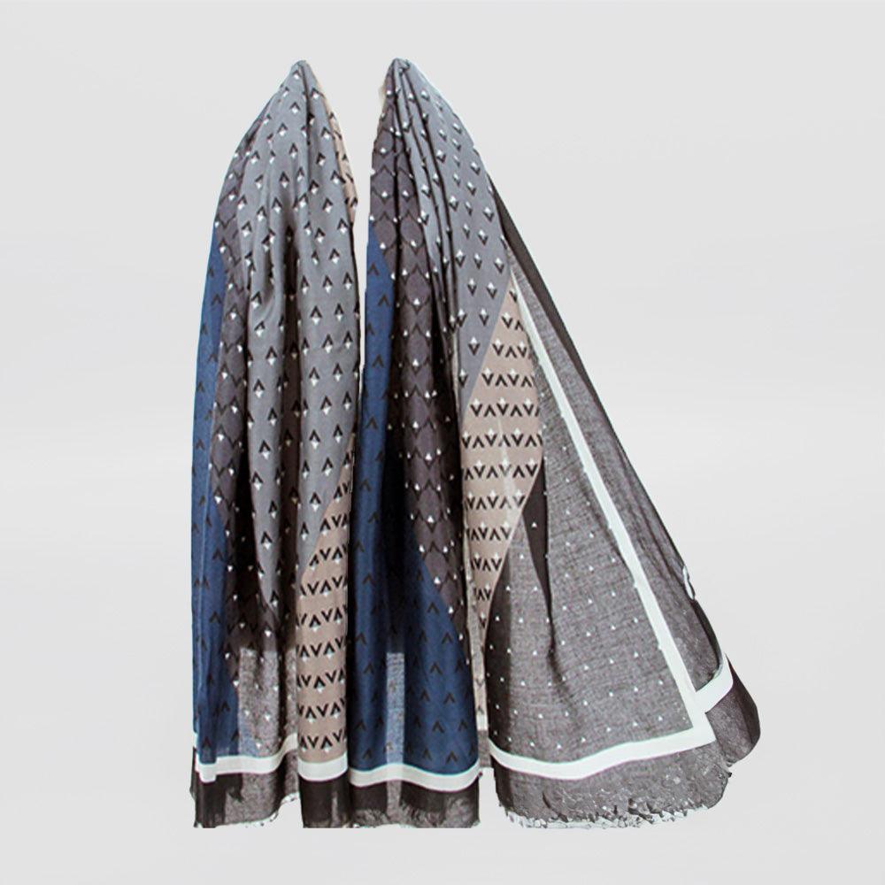 Bordered Arrowhead Scarves