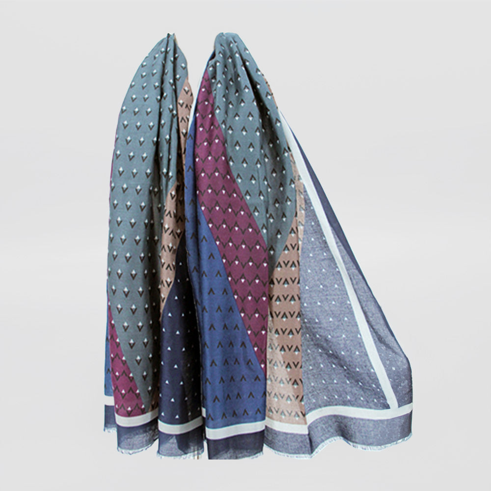 Bordered Arrowhead Scarves