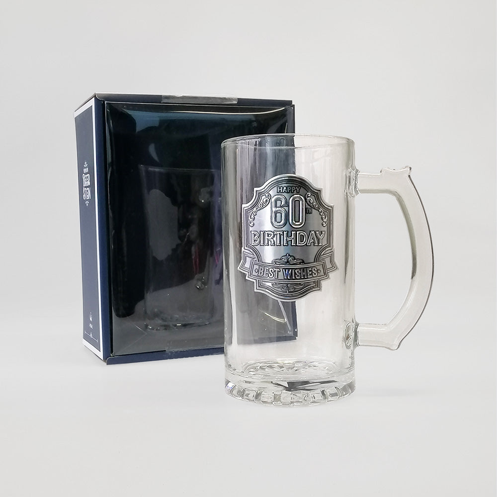 Badged 60th Birthday Stein