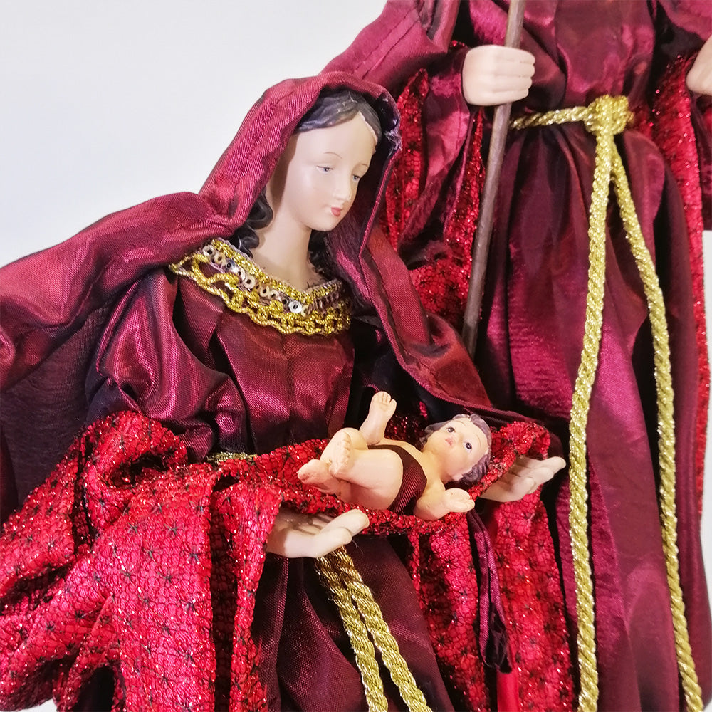 Nativity Scene - 3PC Red Robes