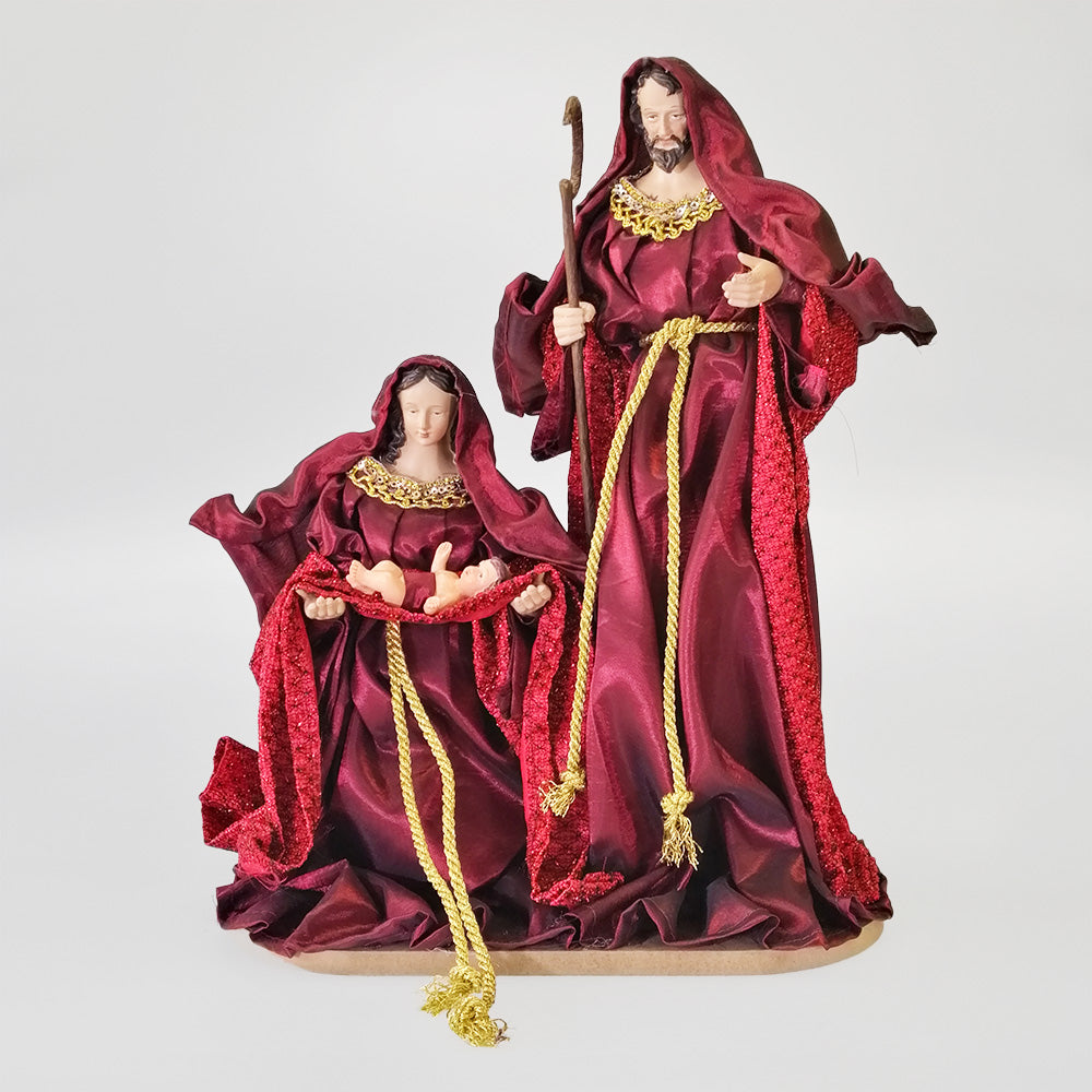 Nativity Scene - 3PC Red Robes