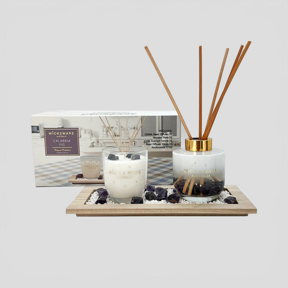 Wick2Ware - Reed Diffusers & Candle Set