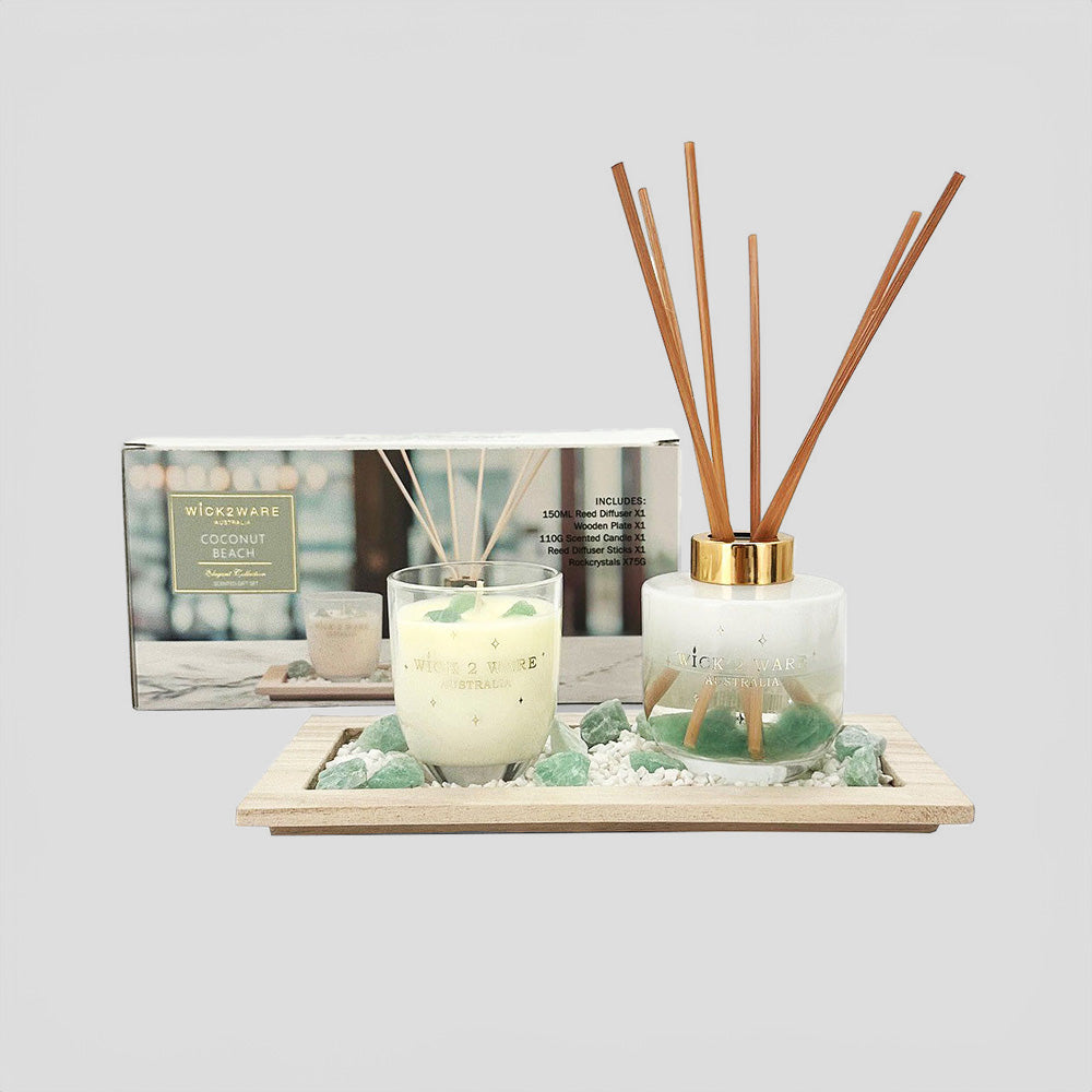 Wick2Ware - Reed Diffusers & Candle Set