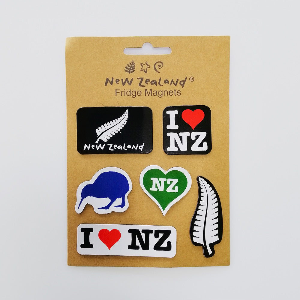 Kiwiana Fridge Magnets - 6pk