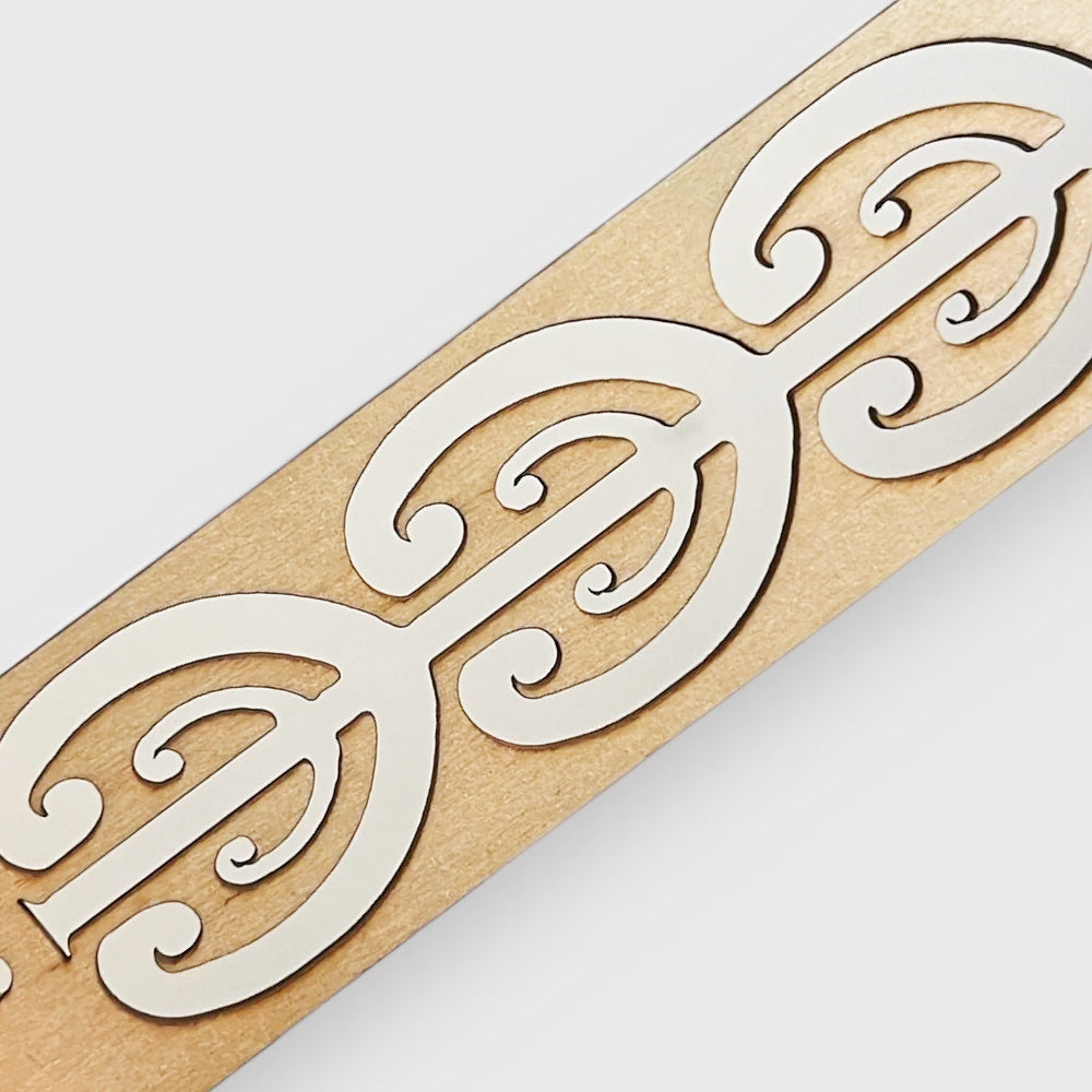 Wooden 'Mangopare' Bookmark