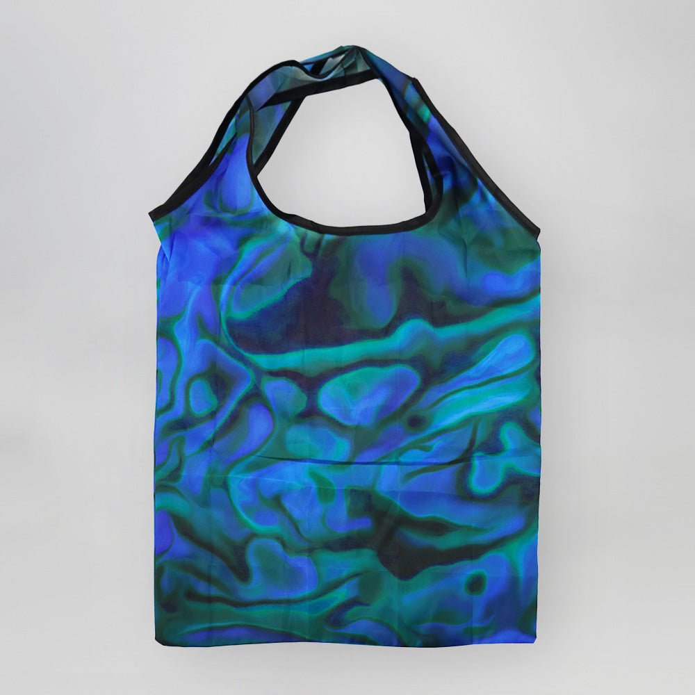Foldable Shopping Bag - Paua Design