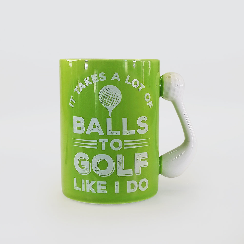 Golf Mug - 'Takes Alot Of Balls...'