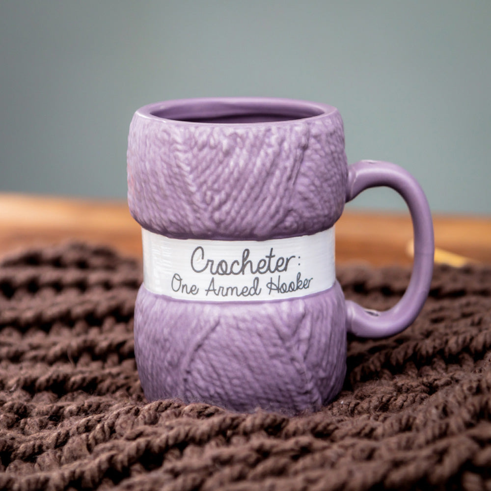 Crochet Mug - 'Hooker'