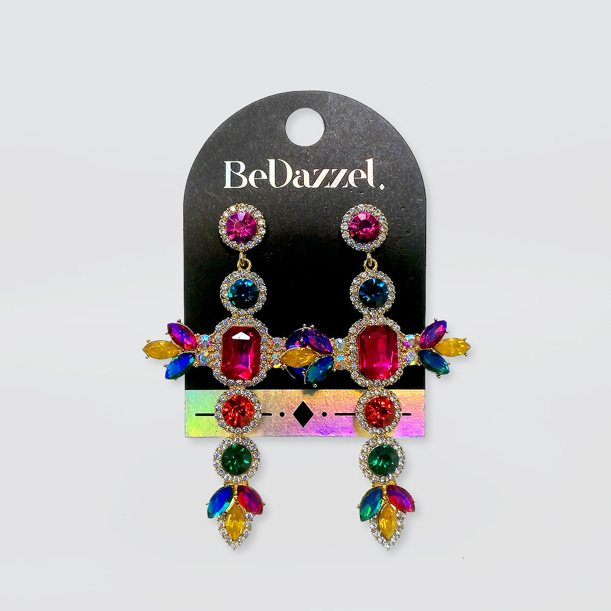 Bedazzel 'Crystal Cross' Earrings