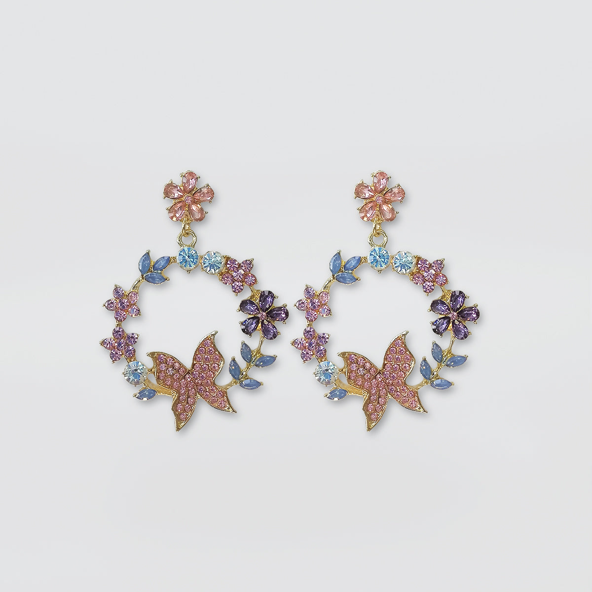 Bedazzel 'Butterfly Crystals' Earrings