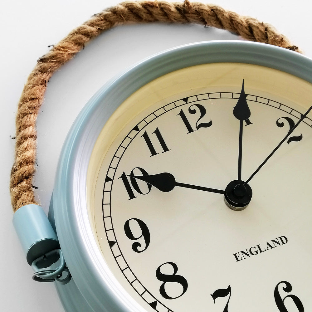 Coloured Rope Clocks - 20cm