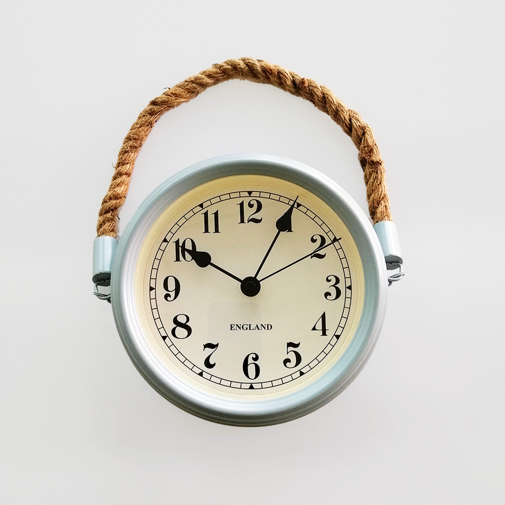 Coloured Rope Clocks - 20cm