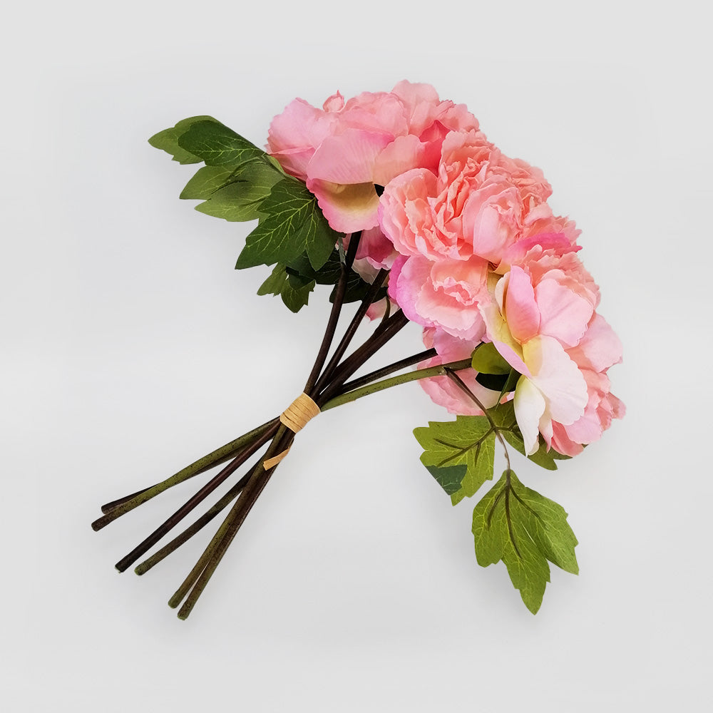 Peony Bunch Soft Pink - 28cm