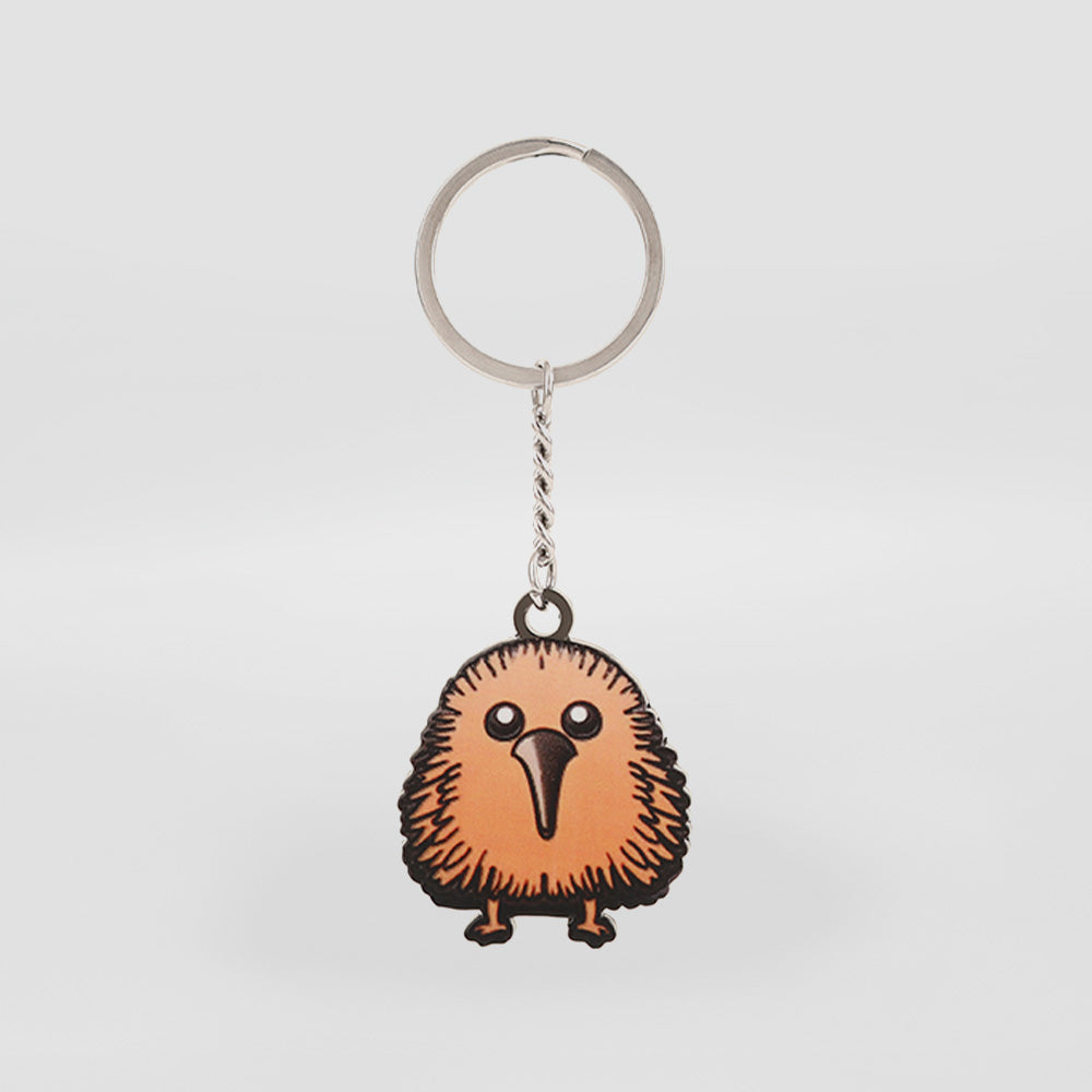 NZ Kiwi S/Steel Keyring