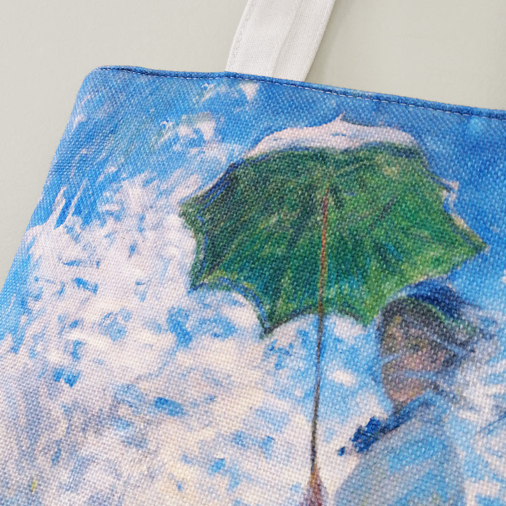 Monet Woman With Parasol - Tote Bag