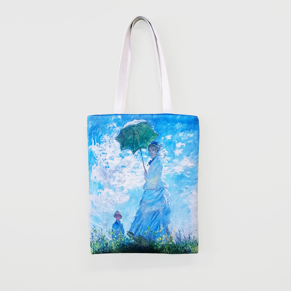 Monet Woman With Parasol - Tote Bag