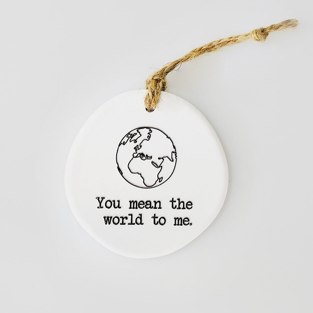 'You're My World' Keepsake