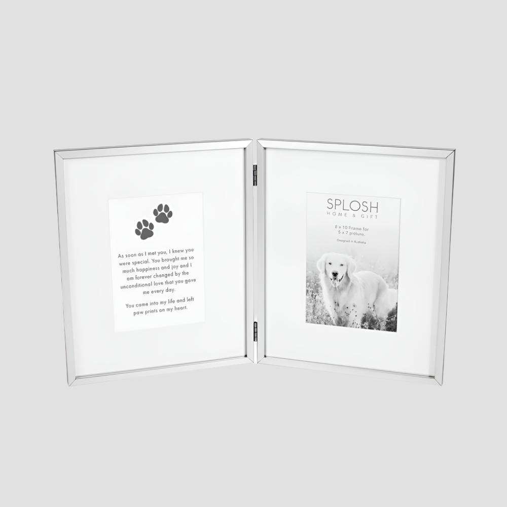 Dog - Loving Memories' Silver Double Frame