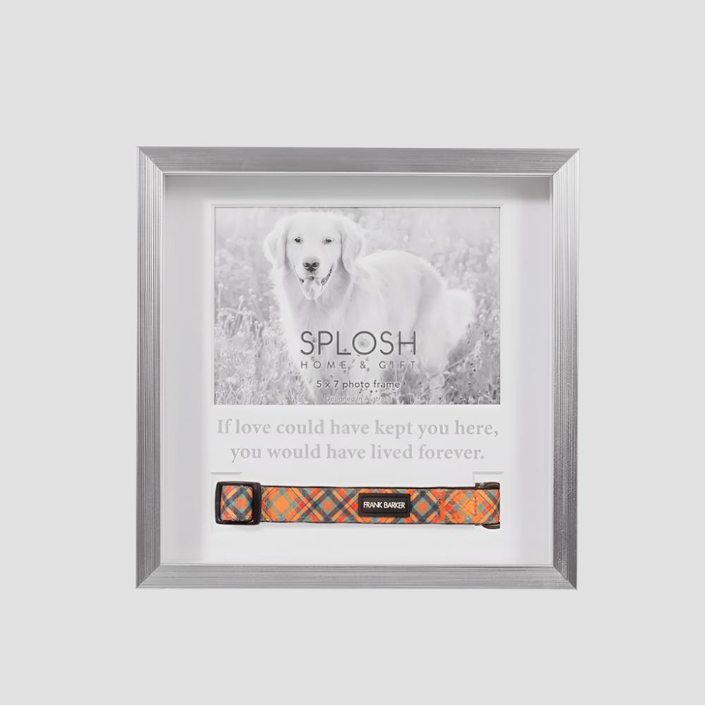 'Pet Collar - Loving Memories' Silver Frame