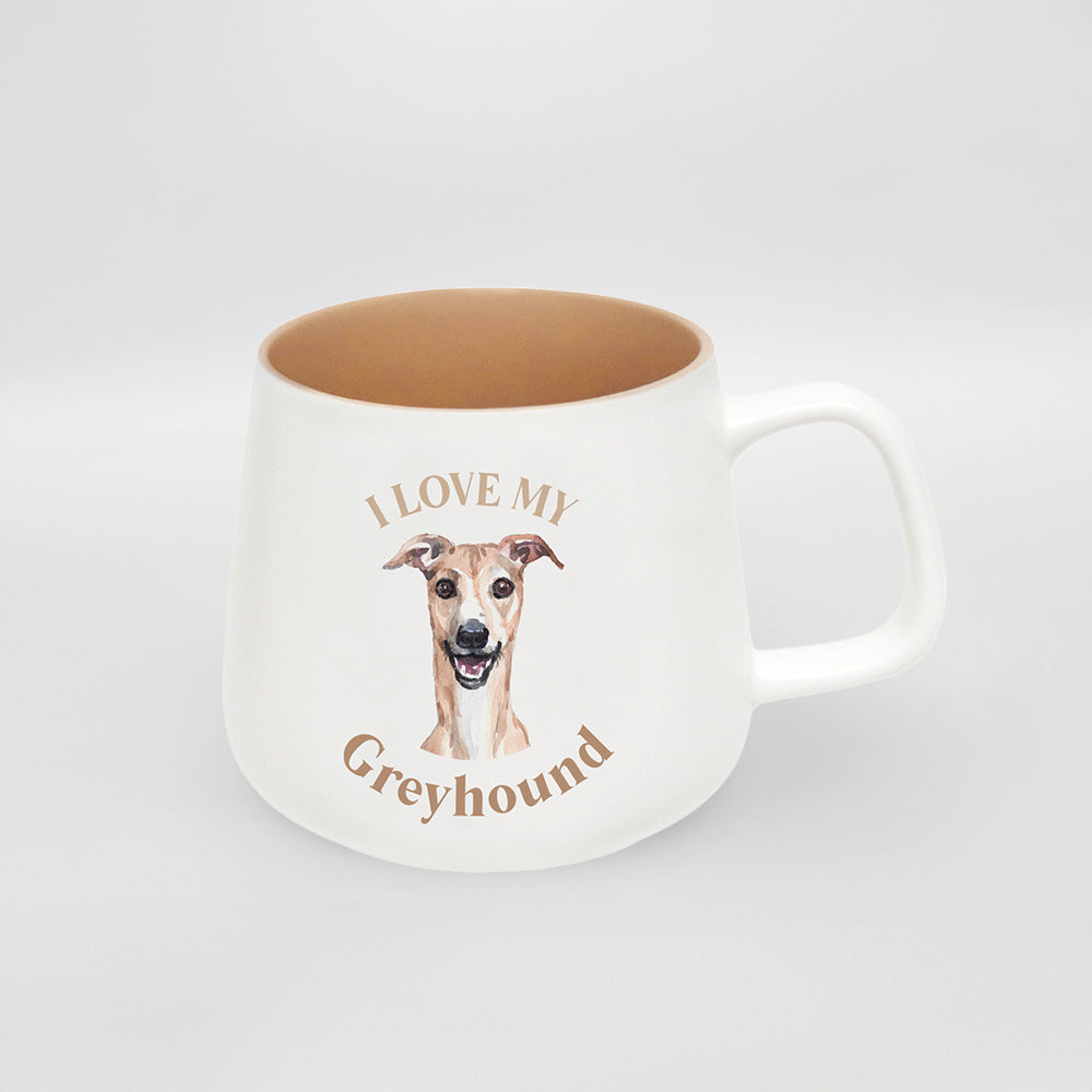 I Love My Greyhound' Mug