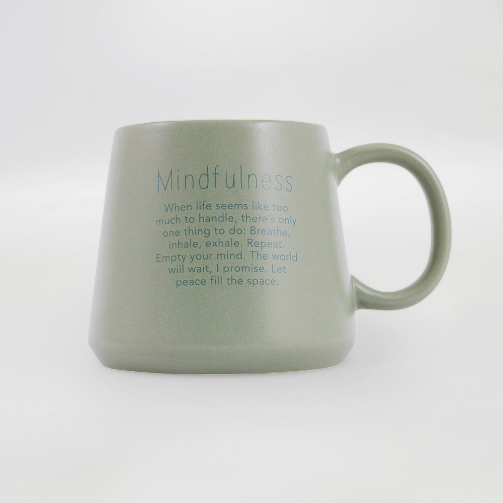 'Mindfulness' Heartfelt Mug