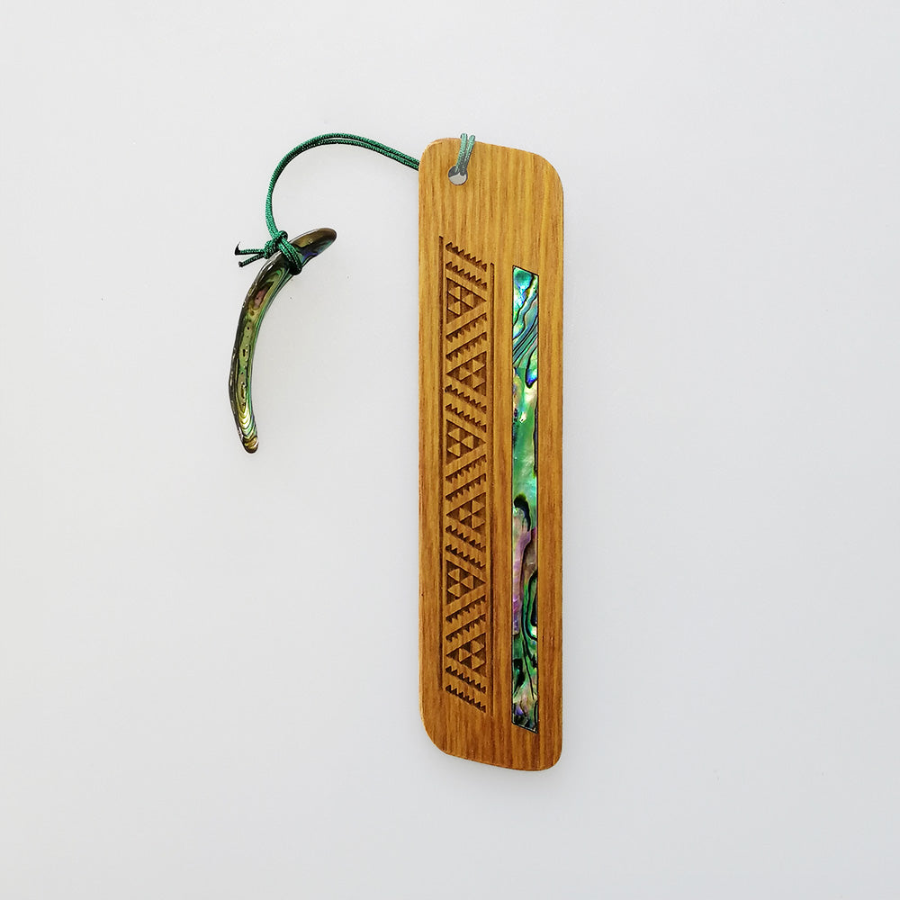 Niho Taniwha' Native Wood Bookmark