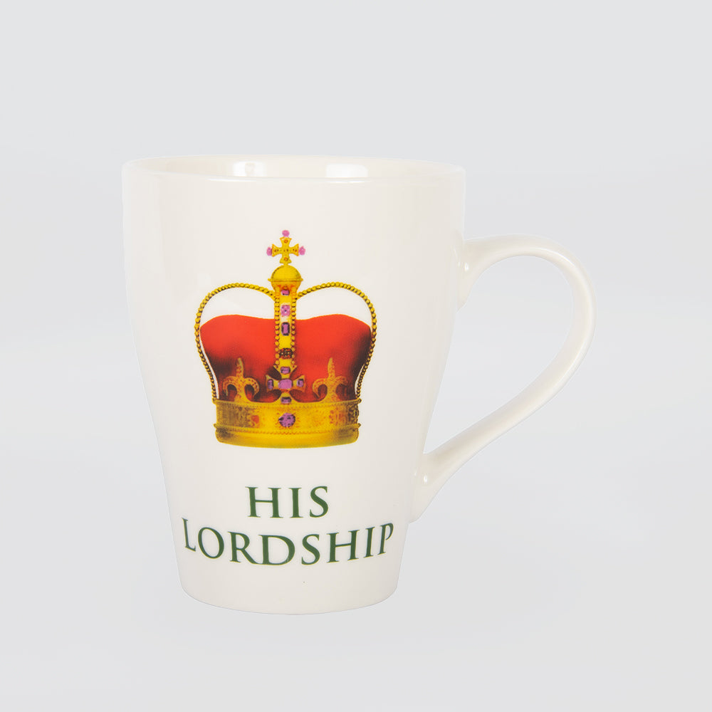Glass Mug 'His Lordship'