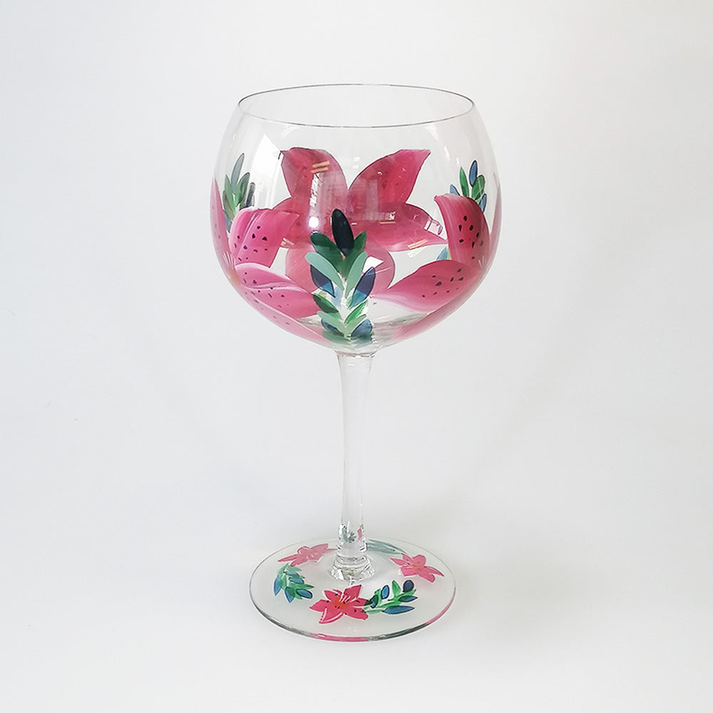 'Lily' Gin Glass