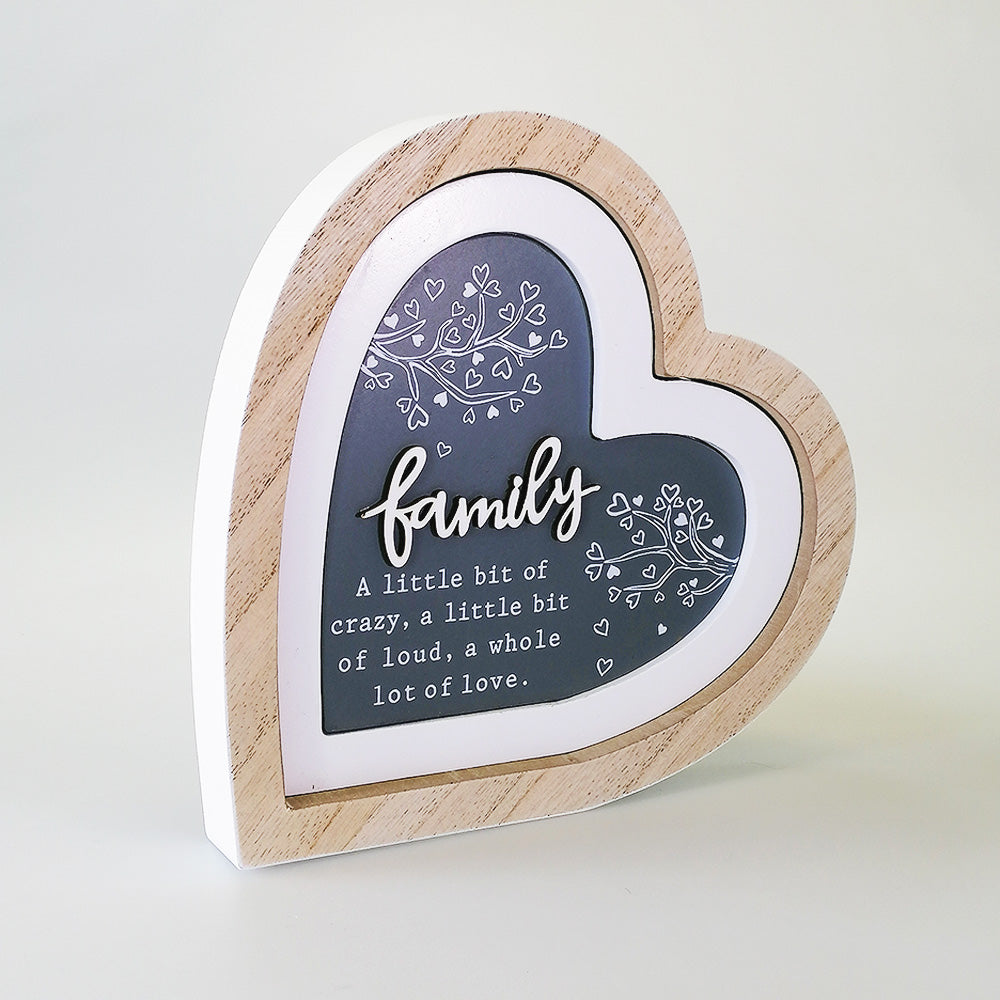 Family' Heart Plaque