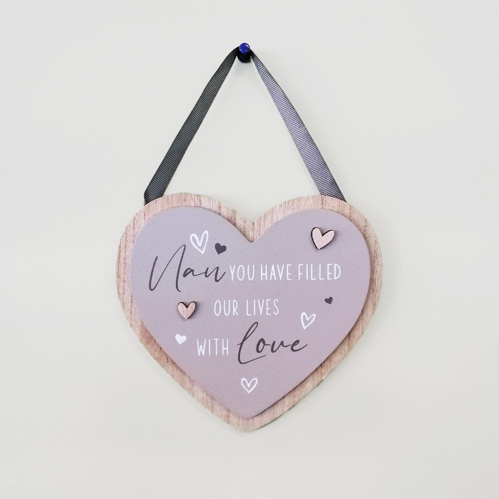 Heart Plaque - 'Nan'