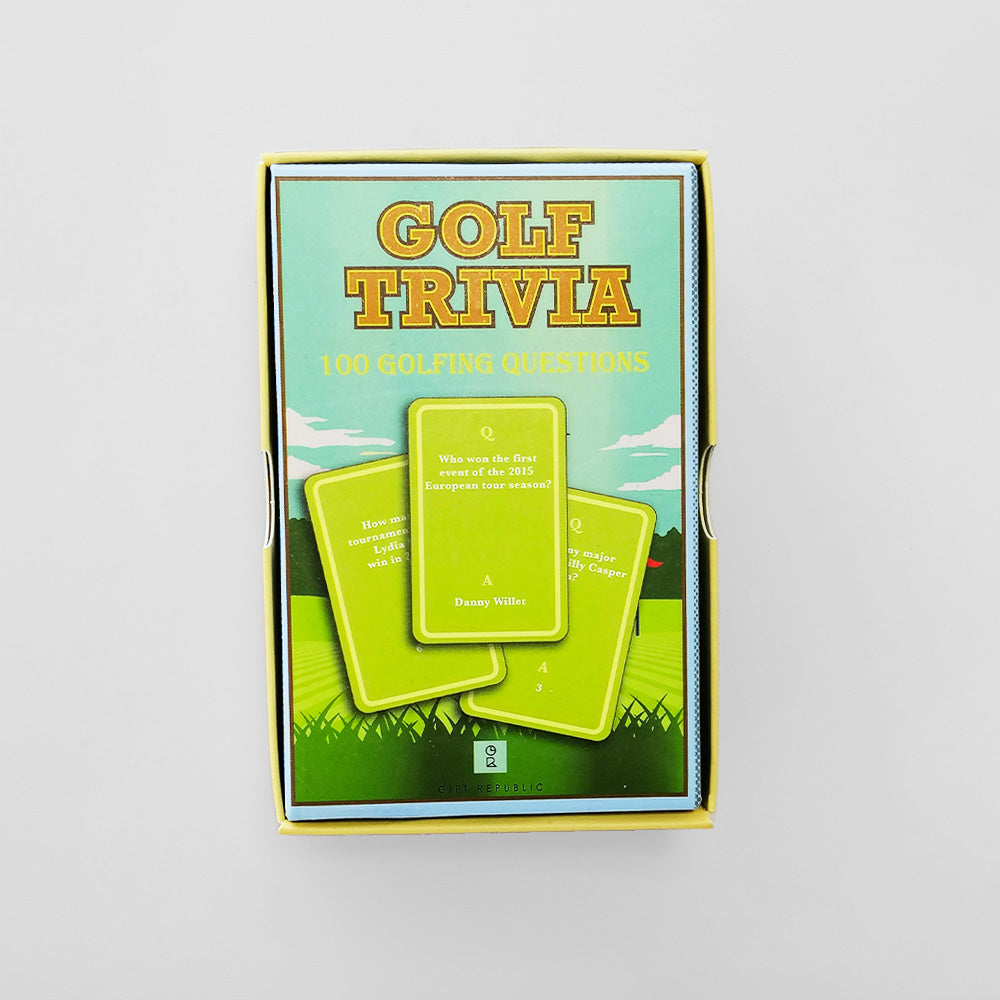 Golf Trivia Cards