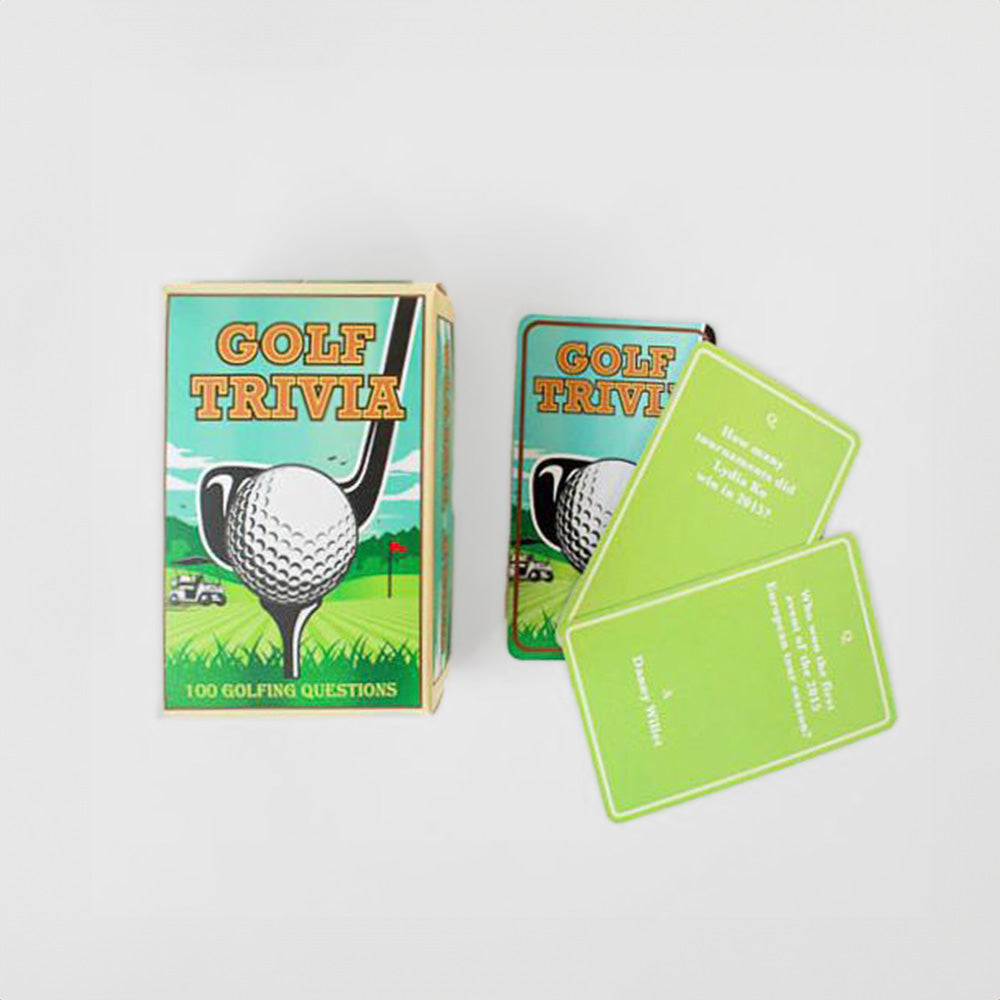 Golf Trivia Cards