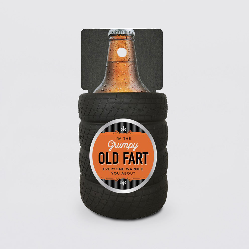 Grumpy Old Fart' Beer Holder